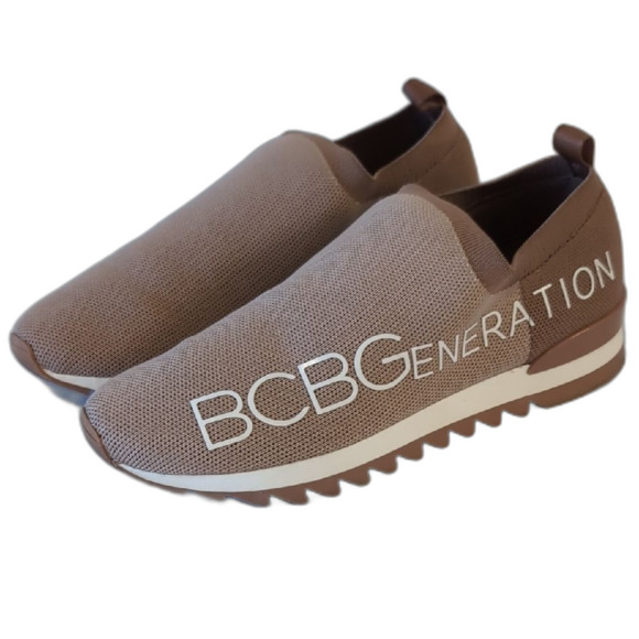 Unisex BCBGeneration Brown Sneakers with Slip-On Design - Picture 2 of 12
